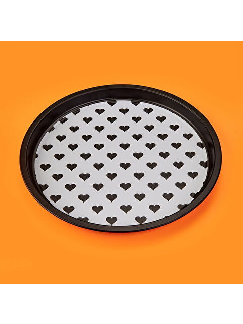 Sarkap Kalpli Tepsi - Siyah / Beyaz - S000476982-37424