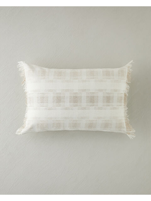 English Home Nostalgia Dolgulu Kırlent 35x50 cm Bej