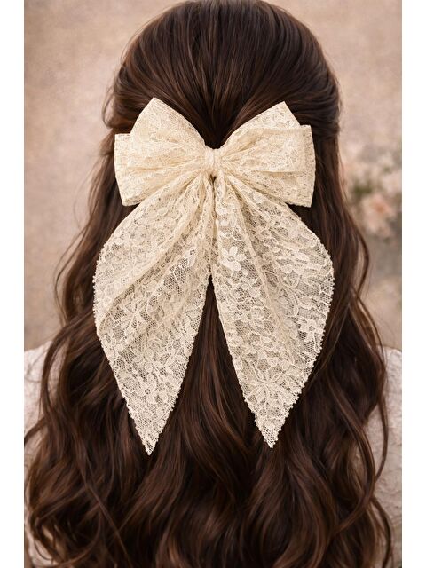 New Obsessions Zarif Dantelli Uzun Fiyonk Otomatik Toka - S000497112-19966