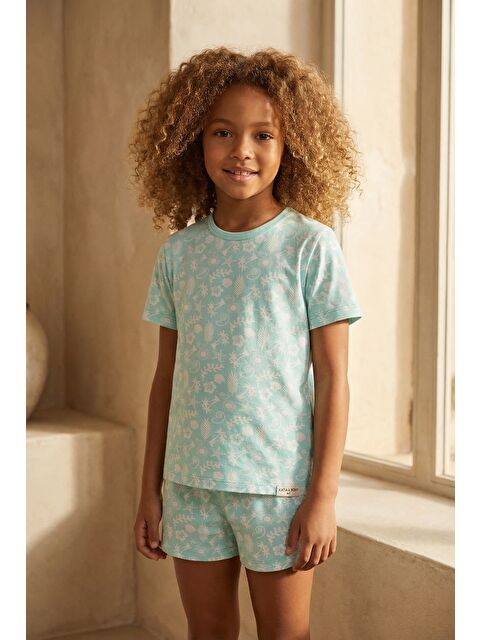 Katia And Bony Çocuk Sea La Vie Deniz Temalı Paketli Şortlu Pijama Takımı - S000530525-19965