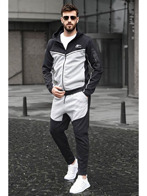 Madmext Grimelanj Fermuarlı Erkek Eşofman Takımı 5697 - S000056717-74