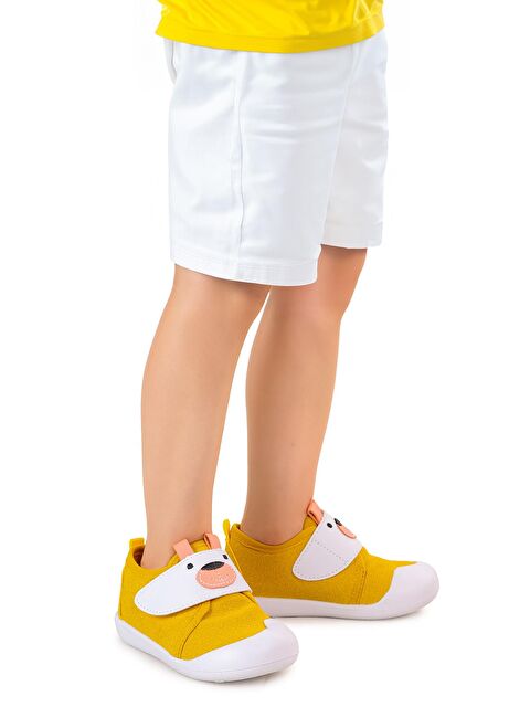 Kiko Kids Winni Cırtlı Erkek Bebek İlk Adım Panduf Ayakkabı - S000218667-20072