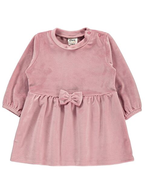 Civil Baby Kız Bebek Elbise 6-18 Ay Pudra - S000238544-7152