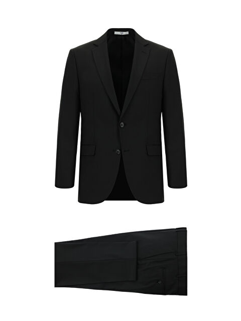 Kiğılı Regular Fit Yünlü Klasik Ekose Takım Elbise