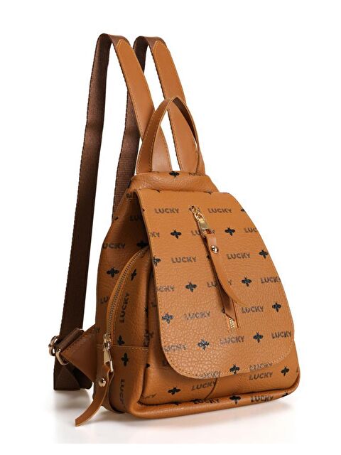 Lucky Bees Desenli Kadın Sırt Çantası - S000115417-20074