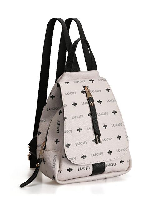 Lucky Bees Desenli Kadın Sırt Çantası - S000115417-18