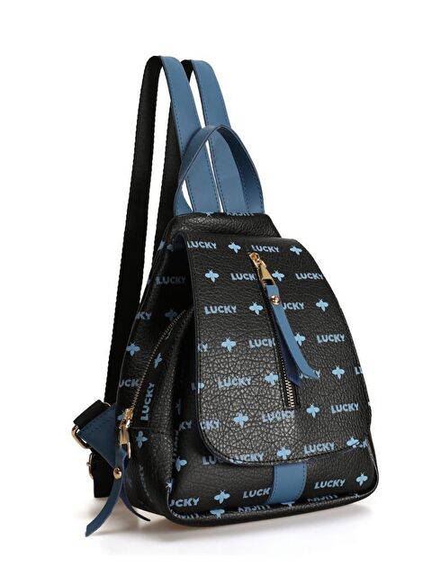 Lucky Bees Desenli Kadın Sırt Çantası - S000115417-21164