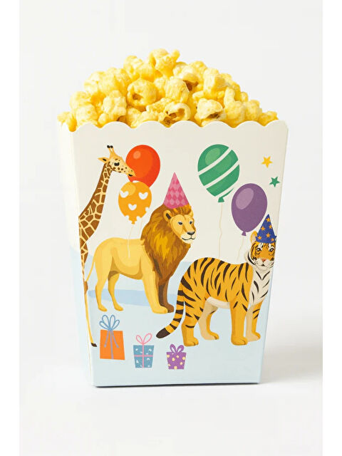 Le Mabelle Çok Renkli Safari Temalı 8'li Mısır Kutusu