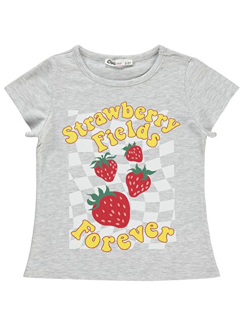 Civil Girls Kız Çocuk Tişört 2-5 Yaş Karmelanj - S000199722-2090