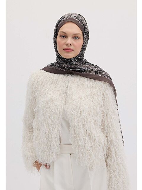 Fresh Scarfs Helene Desen Şal Füme - S000458387-33408