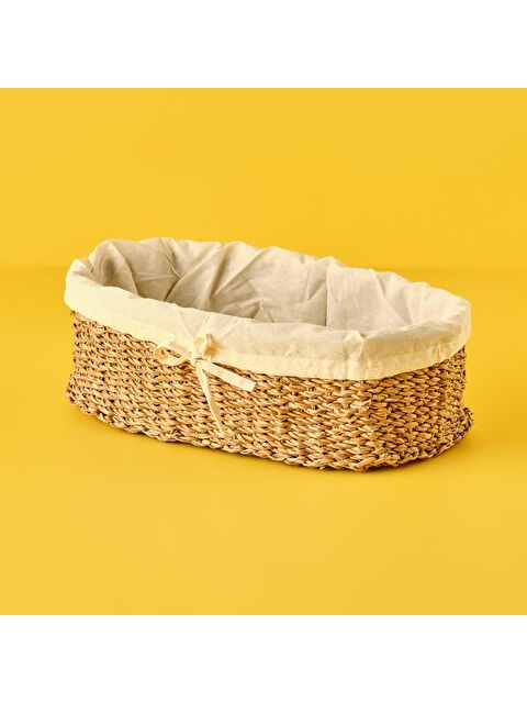 Bella Maison Diana Bezli Hasır Sepet Naturel (42x25 cm) - S000265642-26406