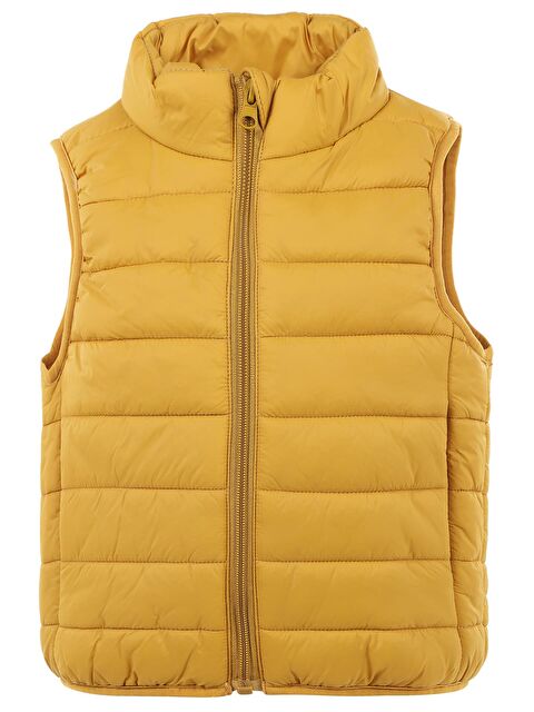 Civil Boys Ray Desenli Parlak 6-9 Yaş Yelek - Hardal 9-10 Yaş - S000526759-20074