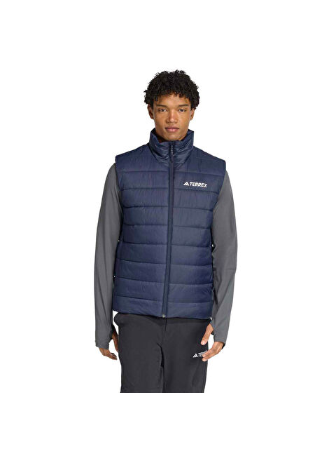 Adidas Terrex Multi Essentials Padded Vest Erkek Lacivert Dik Yaka Yelek - S000517274-21164