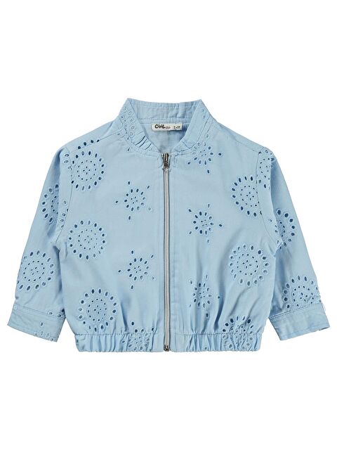 Civil Girls Hakim Yaka 2-5 Yaş Ceket - Mavi 5-6 Yaş - S000526761-19393