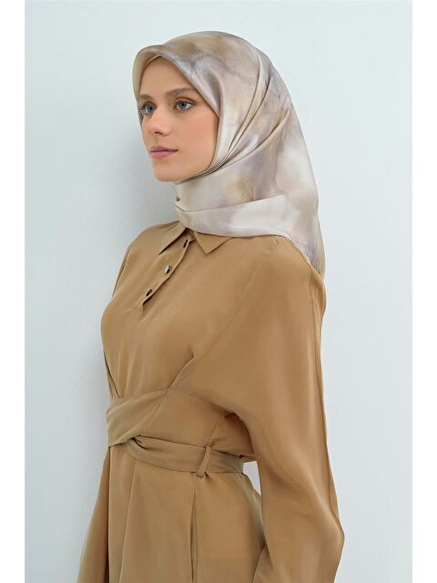 ARMİNE Saf İpek Twill Eşarp 9501D 84