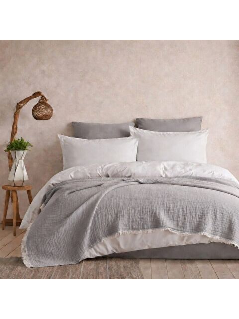 Mulberry 4 Katlı Müslin Pike Çift Kişilik I Battal Boy – %100 Pamuklu, Nefes Alabilir, Yumuşak Dokulu Dört M