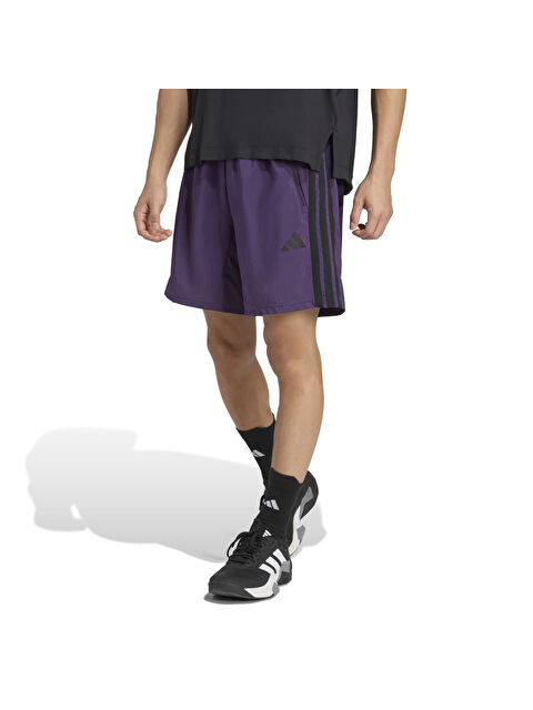 Adidas Essentials Training 3 Stripes Woven Erkek Mor Şort - S000517275-20042