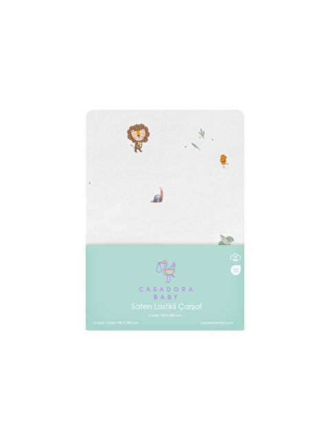 Casadora Baby Simba Saten Fitted Çarşaf - 100x200x30cm