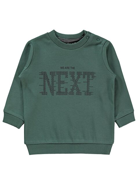 Civil Baby Erkek Bebek Sweatshirt 6-18 Ay Haki