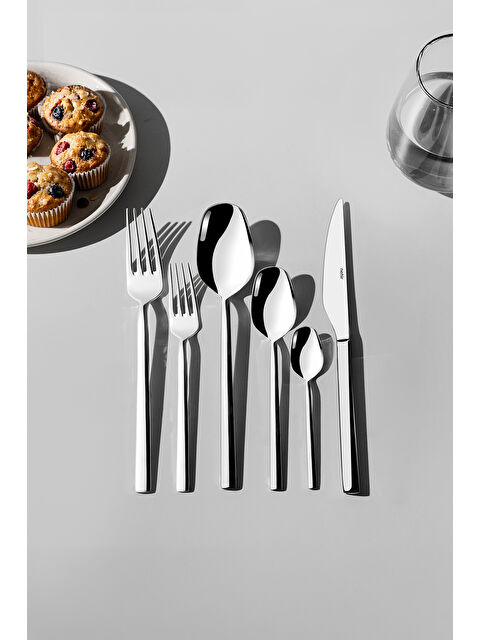 Nehir Lorenzo Sade 6 Kişilik 36 Parça Kutulu Çatal Kaşık Bıçak Takımı