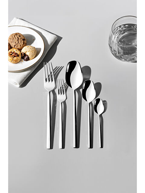 Nehir Lorenzo Sade 12 Kişilik 60 Parça Kutulu Çatal Kaşık Takımı