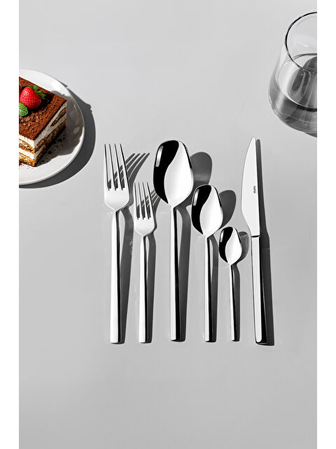 Nehir Lorenzo Sade 12 Kişilik 72 Parça Kutulu Çatal Kaşık Bıçak Takımı