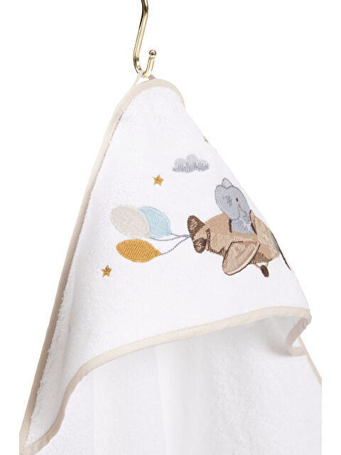 Casadora Baby Happy Tony %100 Pamuk- Nakışlı Bebek Havlu - Kundak