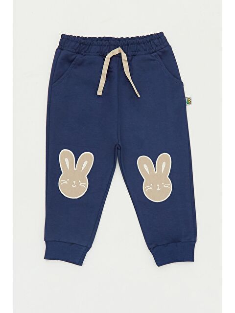 Fullamoda Tavşan Nakışlı Jogger Kız Çocuk Eşofman Altı - S000161576-21164