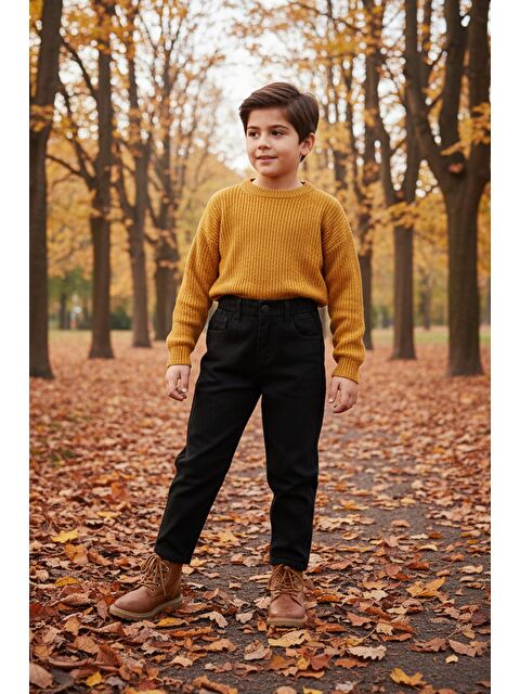 Fullamoda Beli Lastikli Baggy Erkek Çocuk Pantolon - S000497126-19351