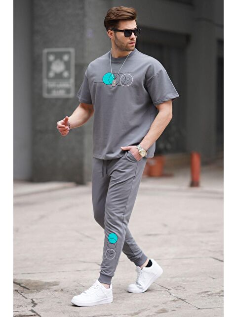 Madmext Füme Kısa Kollu Eşofman Takımı 5935 - S000445046-33408