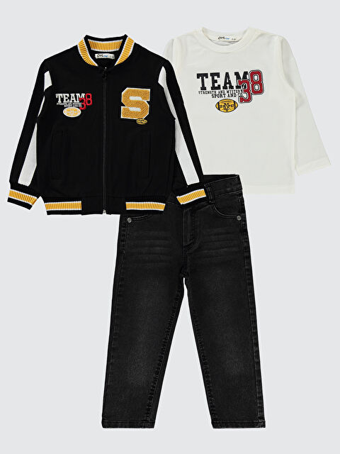 Civil Boys Erkek Çocuk Takım 2-5 Yaş Siyah - S000309737-19351