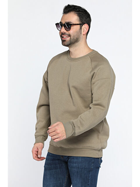 Mishar İtalia Üç İplik Şardonlu Bisiklet Yaka Erkek Sweatshirt - S000308512-18547