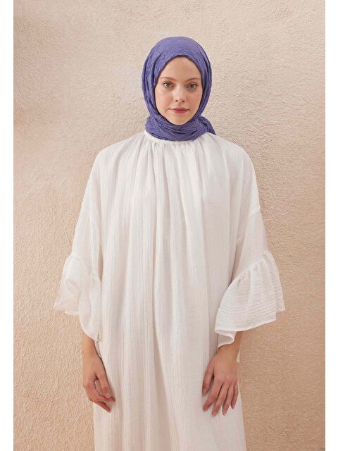 Fresh Scarfs Vual Crash Şal Morcivert - S000420273-20041