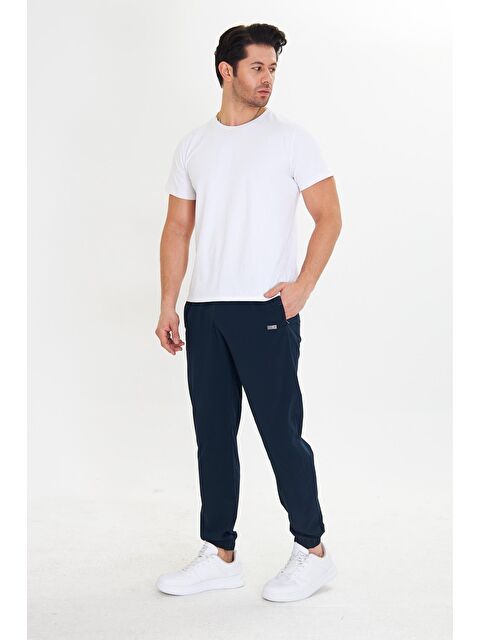 Marco Ferry Erkek Stretchfit Esnek Lastik Paçalı Eşofman Altı Lacivert 2663-L - S000522193-21164