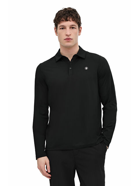 Lumberjack ML TIGER 15ELG1-12 6FX Siyah Erkek Uzun Kol T-Shirt - S000522435-19351