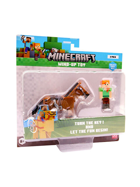 Minecraft 3D Kurma Mekanizmalı Figürler 2'li Paket Model 2 PMI/MC1014