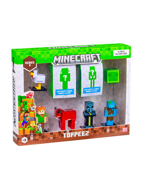 Minecraft 3D Toppeez 8'li Deluxe Figür Seti Seri 2 Model 2 PMI/MC2270