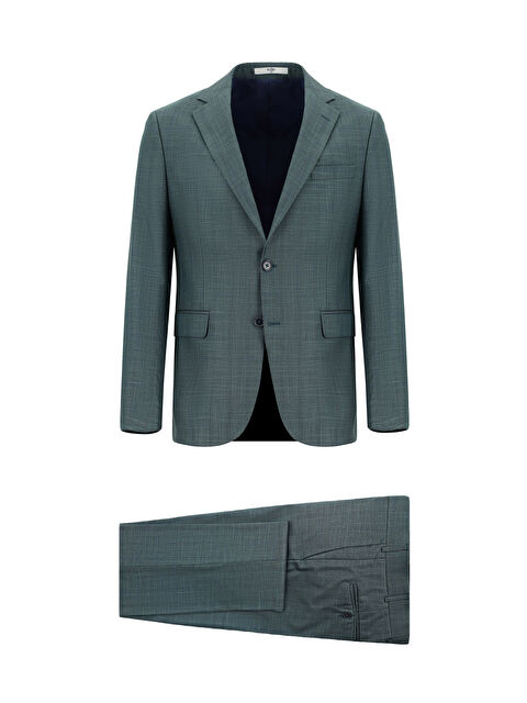 Kiğılı Klasik Ekose Takım Elbise