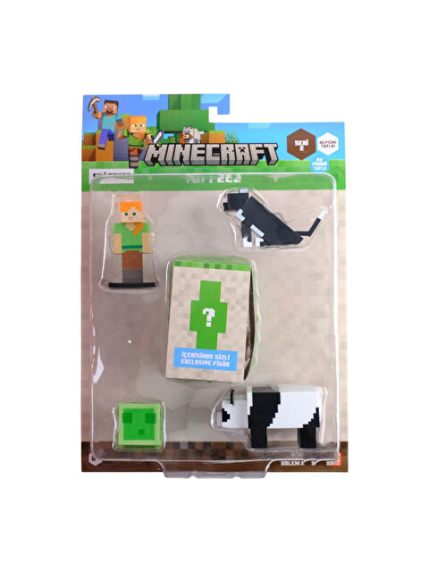 Minecraft 3D Toppeez 5'li Figür Seti Seri-2 Model 1 PMI/MC2240