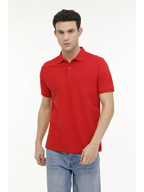 Kinetix M-SN328 T-SHIRT 4FX Kırmızı Erkek Kısa Kol Tişört