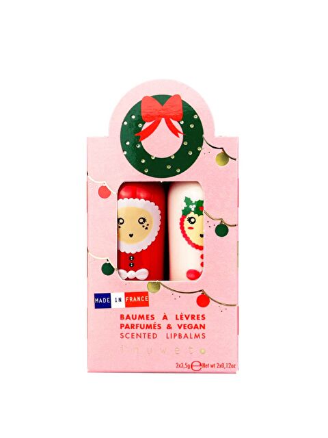 Inuwet Fiyonk Figürlü 2’li Dudak Nemlendiricisi Seti Mango ve Pamuk Şekeri - S000502612-10231