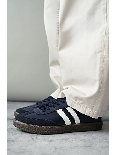 Muggo GORDON Unisex Ortopedik Günlük Bağcıklı Yürüyüş Koşu Sneaker Spor Ayakkabı - S000311581-21164