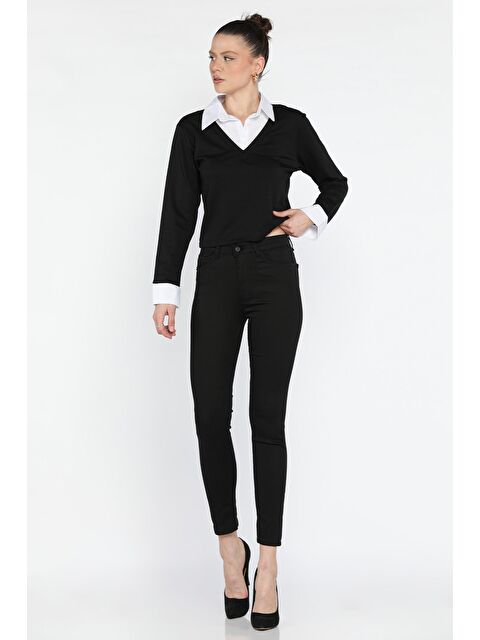 Gülseli Kadın Elastanlı Jean Pantolon - S000368416-19351