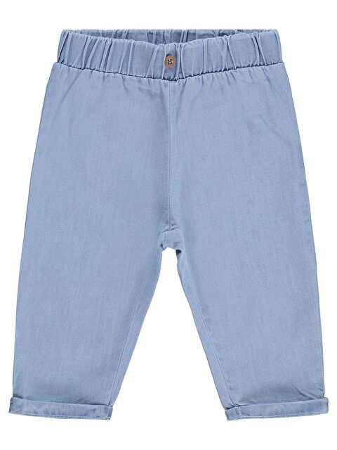 Civil Baby Erkek Bebek İnce Jean 6-18 Ay Pantolon - Mavi