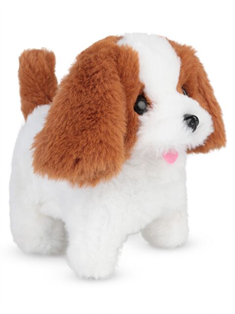 Vardem Sesli Hareketli Pelüş Evcil Köpek - Kahverengi