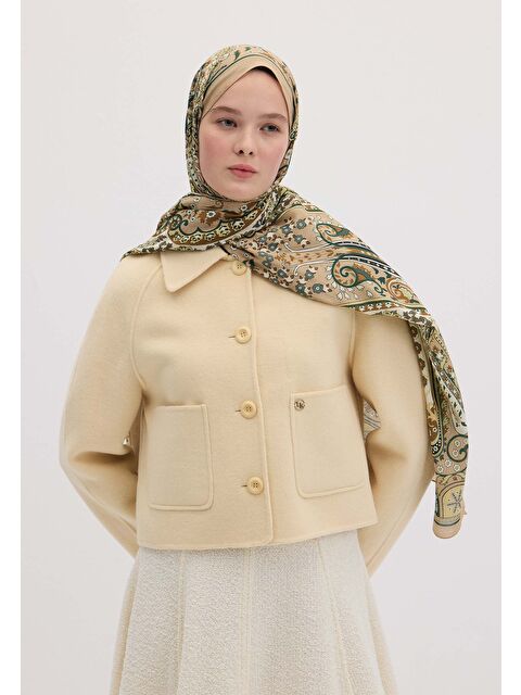 Fresh Scarfs Valerıa Desen Şal Sahra - S000458420-9647