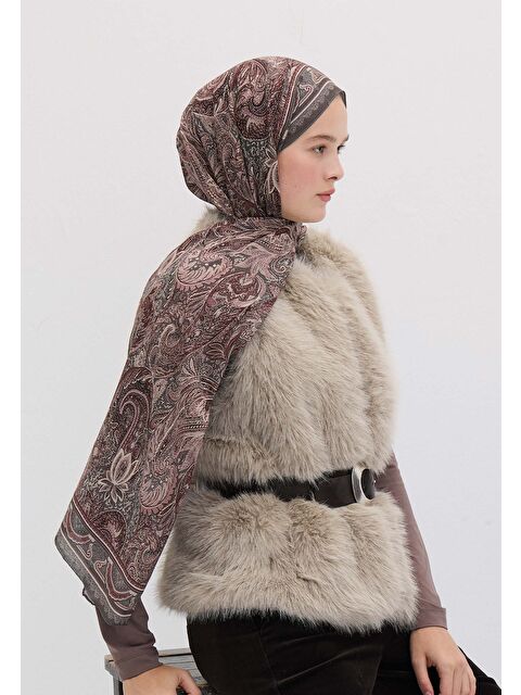 Fresh Scarfs Amora Desen Şal Vıntage Rose - S000458422-20042
