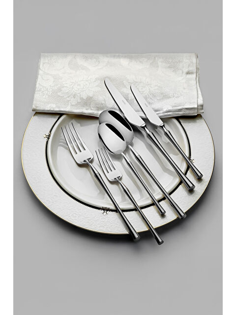 Nehir Marbella Saten 12 Kişilik 84 Parça Kutulu Çatal Kaşık Bıçak Takımı - S000492385-18105