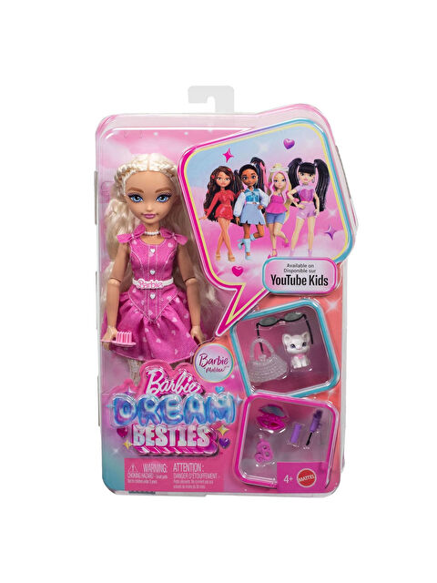 BARBIE Barbie Dream Besties Barbie ''Malibu'' ve Aksesuarları JKP50