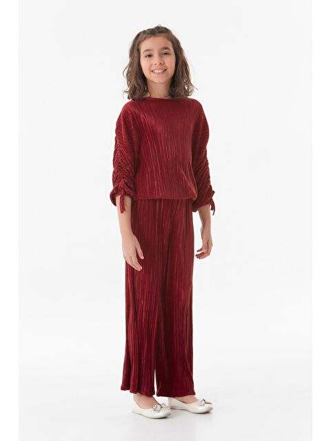 Fullamoda Fitilli Bisiklet Yaka Kız Çocuk Takım - S000152886-19951